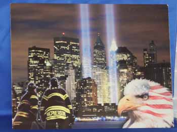 9/11 Tribute  made with sublimation printing